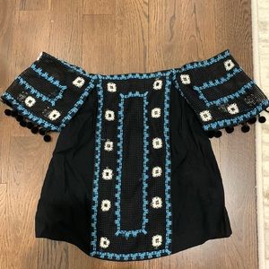 Ladies Ramy Brook off the shoulder top